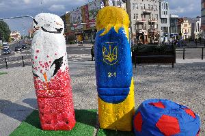 Gospodarze Euro 2012 Ukraina i Polska oczami uczniów Liceum Plastycznego w Olsztynie