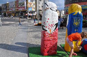 Gospodarze Euro 2012 Ukraina i Polska oczami uczniów Liceum Plastycznego w Olsztynie